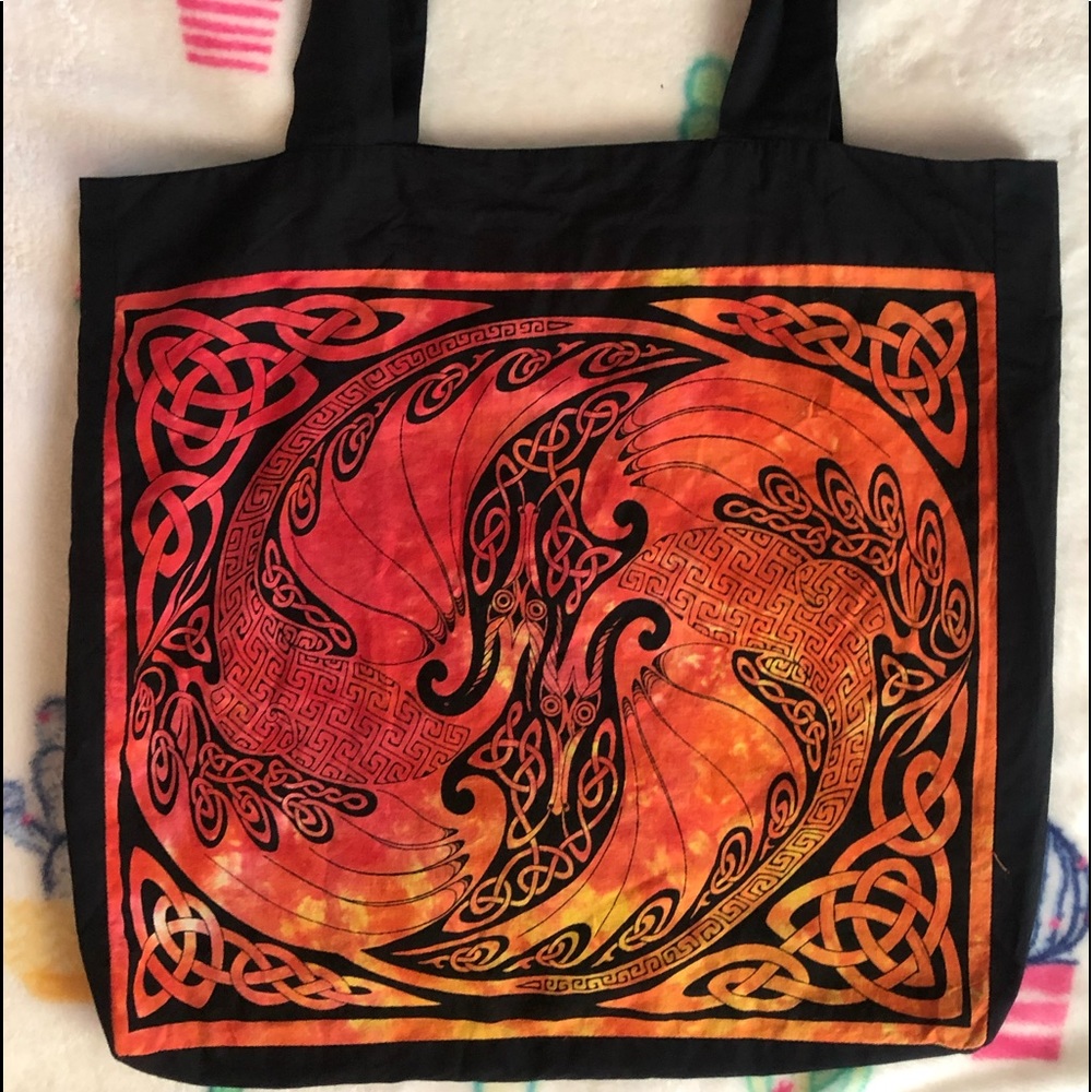 - Beautiful colorful tote bag :)